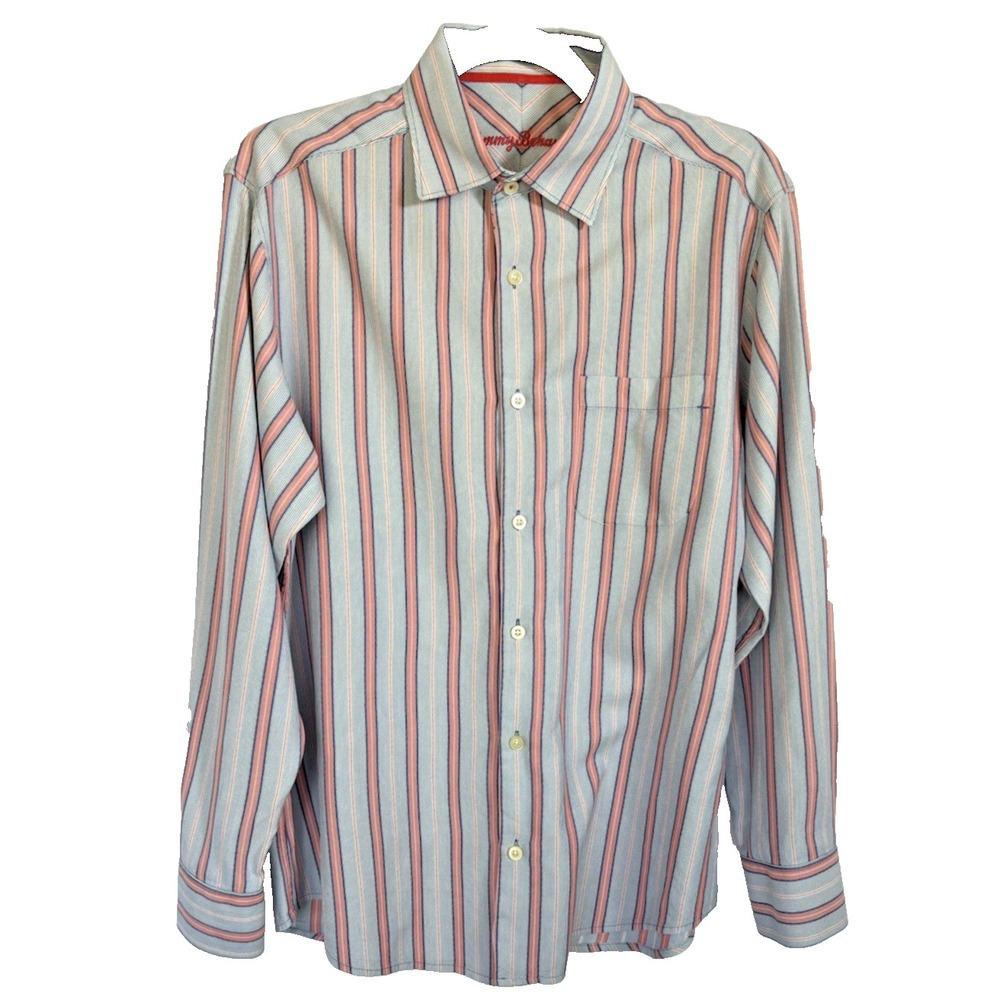 Tommy Bahama Shirt Size‎ S Long Sleeve Striped Button Up